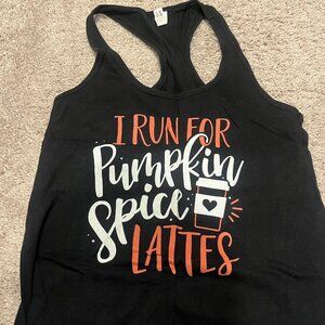 I Run for Pumpkin Spice Latte's Women's Tank (S)